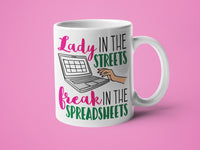Lady In The Streets Freak In The Spreadsheets
