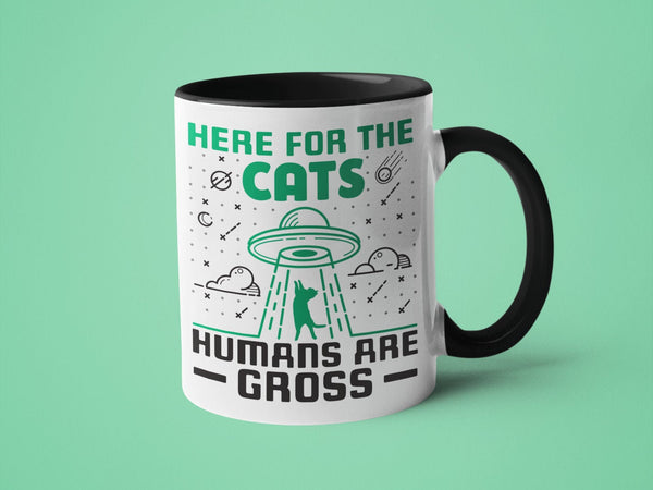 Here for the Cats Humans are Gross